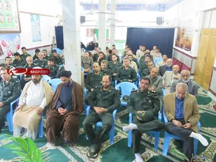 تجلیل از هادیان و مربیان عقیدی سیاسی سپاه مینودشت