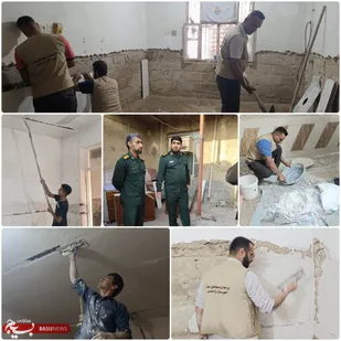 بازدید میدانی فرمانده ناحیه بسیج رامشیر از پروژه جهادی گروه شهید مهدی کناوی غبیشی در خدمت به خانواده&zwnj;های نیازمند