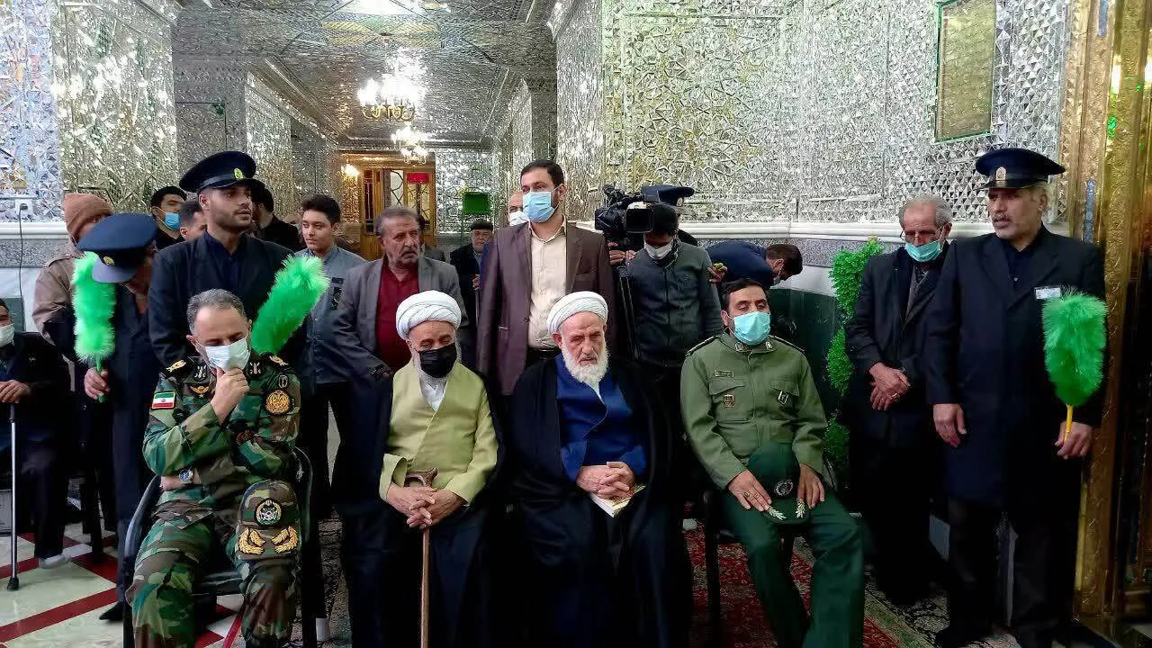 غبار روبی مضجع شریف حضرت محمد هلال ابن علی( ع) آران و بیدگل