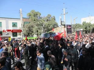 پیکر پاک شهید تازه تفحص شده &laquo;احمد روستایی&raquo; در ملایر تشییع شد