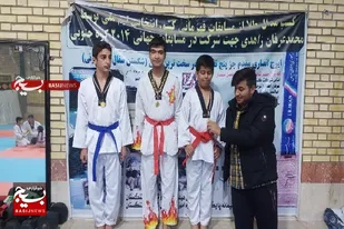 مسابقات قهرمانی تکواندو نونهالان و نوجوانان پسر شهرستان تنگستان برگزار شد