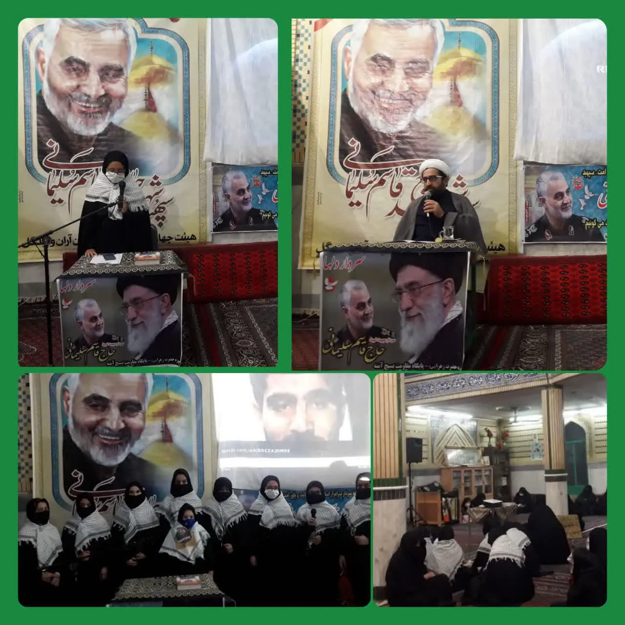 مراسم‌‌اولین‌سالگرد‌شهادت‌سردار‌حاج‌قاسم‌سلیمانی‌و‌ابوالمهدی المهندس