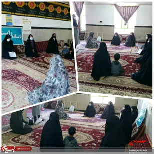 برگزاری کلاس پیشگیری بیماری کرونا و انفولانزا در پایگاه ولایت اسفراین