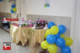 بخش بستری اطفال بیمارستان رازی آذین بندی شد