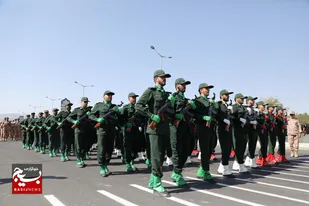 رژه نیروهای مسلح استان باحضور یگان های برتر