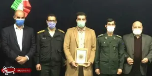 تقدیر از پژوهشگر برتر بسیجی حوزه ۱۲۵ شهید رجایی سپاه ناحیه امام حسین(ع) کرج