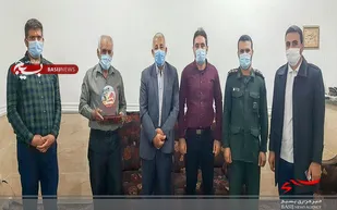 دیدار با بسیجیان پیشکسوت شهراهرم توسط حوزه مقاومت بسیج  روح الله