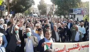 اجتماع عظیم مردم پیشوا در حمایت از ملت قهرمان فلسطین