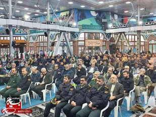 برگزاری مراسم  هفتمین روز شهادت شهدای مدافعان امنیت در رشت و لاهیجان