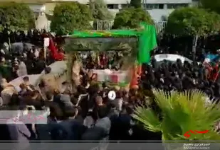 سنگ تمام مردم دیار بصیر در استقبال از مدافع حریم آل الله