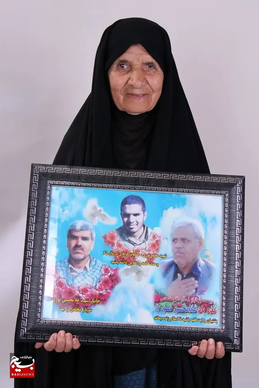 درگذشت مادر دو شهید دوران دفاع مقدس در شهرستان گتوند