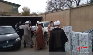 توزیع ۵۰۰ بسته کمک معیشتی به افراد بی بضاعت در شهرستان سنقروکلیایی