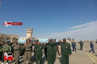 پیکر پاک شهید گمنام بر دستان مردم ولایت مدار شهرستان زهک تشیع شد