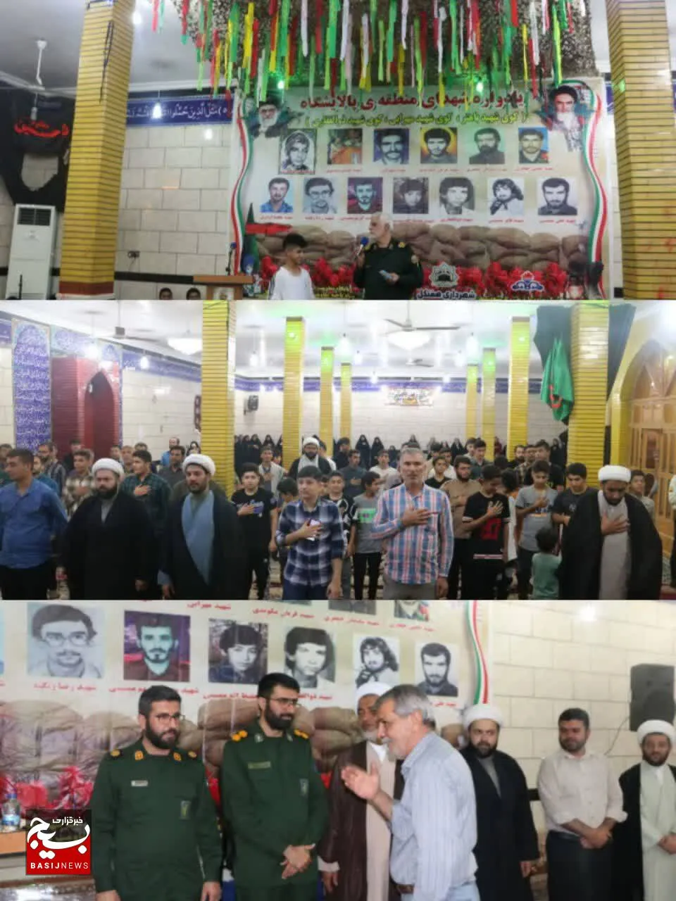 یادواره شهدای محله پالایشگاه هفتکل برگزار شد