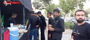 ایستگاه صلواتی توسط رزمندگان گردان ۱۲4امام حسین (علیه السلام) برپاشد
