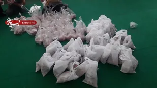 تهیه و توزیع ۱۱۵ بسته گوشت گرم در روستای ابرسج شاهرود