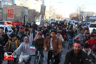 اجتماع بزرگ اقتدار و راهپیمایی دوچرخه سواران و موتورسواران در شهرستان کبودراهنگ