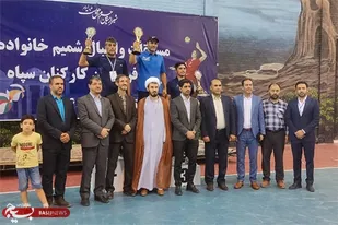 قهرمانی تیم والیبال فرزندان پاسدار سپاه البرز در مسابقات کشوری