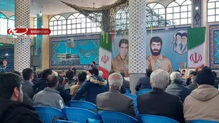 شرکت پایوران و بسیجیان گردان۱۱۴ امام حسین علیه السلام در یادواره ی شهدای روستای قمیشلو