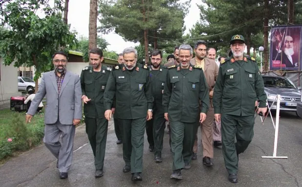 بازدید سردار غیب پرور از قرارگاه شهید فهمیده