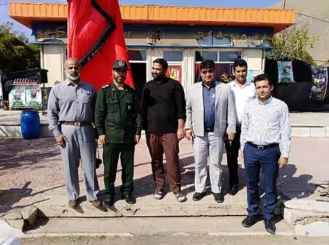 حضور فرمانده سپاه ناحیه شازند درموکب ها واستقبال از زائران کربلای معلی