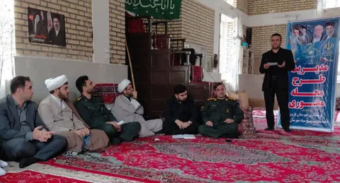 طرح مدیریت محله محوری در روستای باداملو باروق برگزار شد