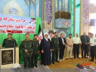 فرمانده ناحیه مقاومت بسیج دهاقان معارفه شد
